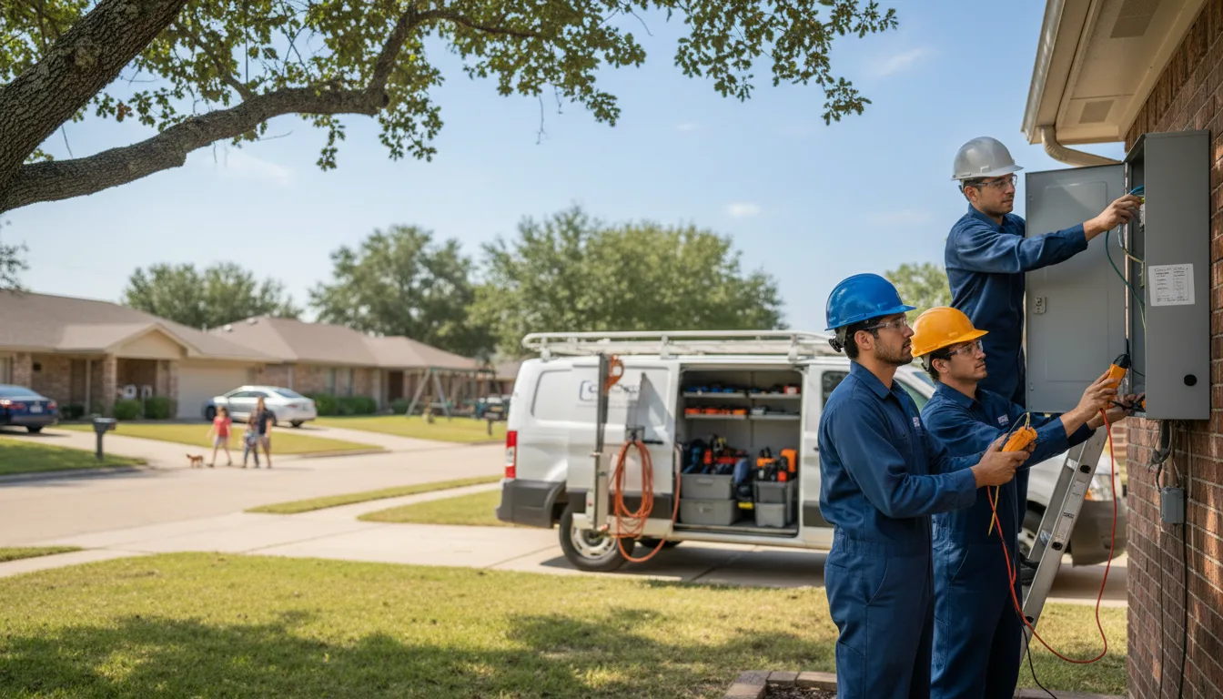 Certified electrician providing emergency electrical services in Frederick, IL